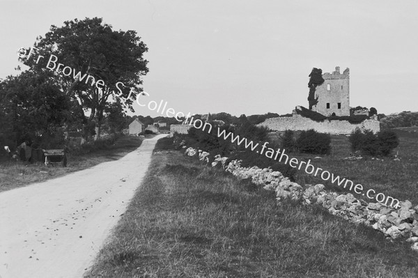 CLONONY CASTLE FROM EAST - CLOGHAN ROAD